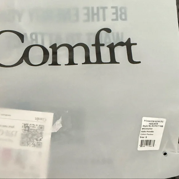 Comfy Gray Leopard Print Kids Hoodie - Picture 5 of 5